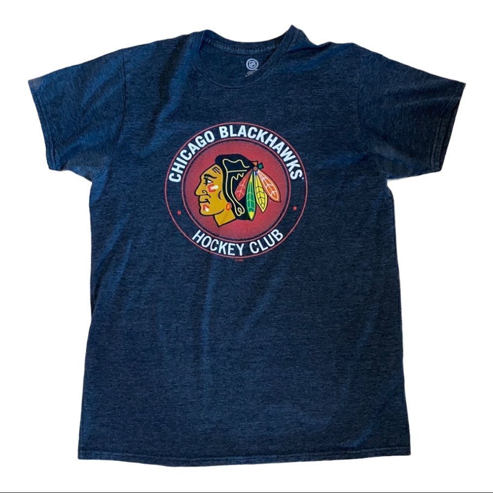 NHL Blackhawk Logo Men’s Tee Shirt Size Large
